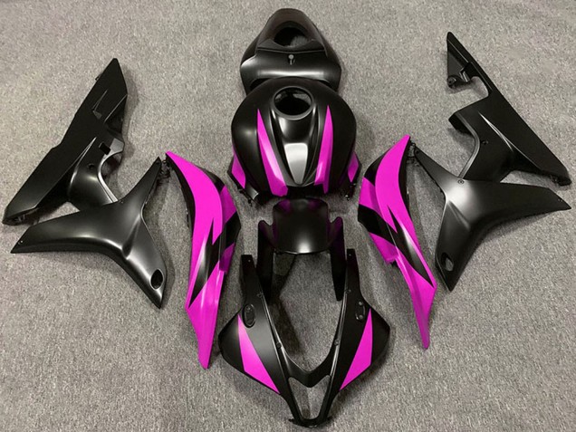 Discount 2007-2008 Pink Matte Black Honda CBR600RR Motorcycle Fairing Canada