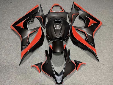 Discount 2007-2008 Red Matte Black Honda CBR600RR Motorcycle Fairing Canada