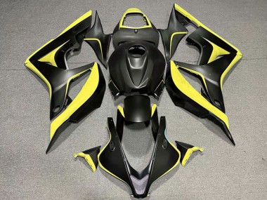 Discount 2007-2008 Yellow Matte Black Honda CBR600RR Motorcycle Fairings Canada