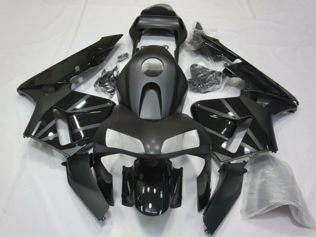 Discount 2003-2004 Glossy Black Matte Black Honda CBR600RR Motorcycle Fairings Canada