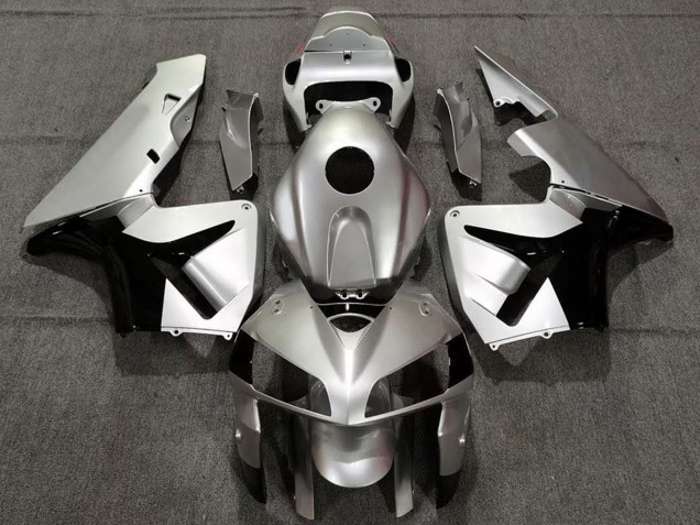 Discount 2005-2006 Matte Silver and Black Honda CBR600RR Motorcycle Fairings Canada