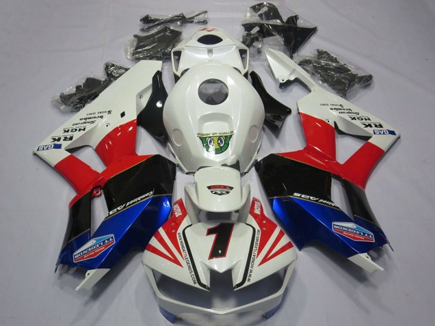 Discount 2013-2023 White Red Blue Black Number 1 Honda CBR600RR Motorcycle Fairings Canada