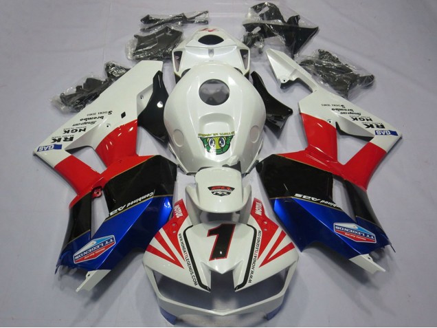 Discount 2013-2023 White Red Blue Black Number 1 Honda CBR600RR Motorcycle Fairings Canada