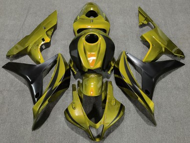 Discount 2007-2008 Gold Matte Black OEM Style Honda CBR600RR Motorcycle Fairings Canada