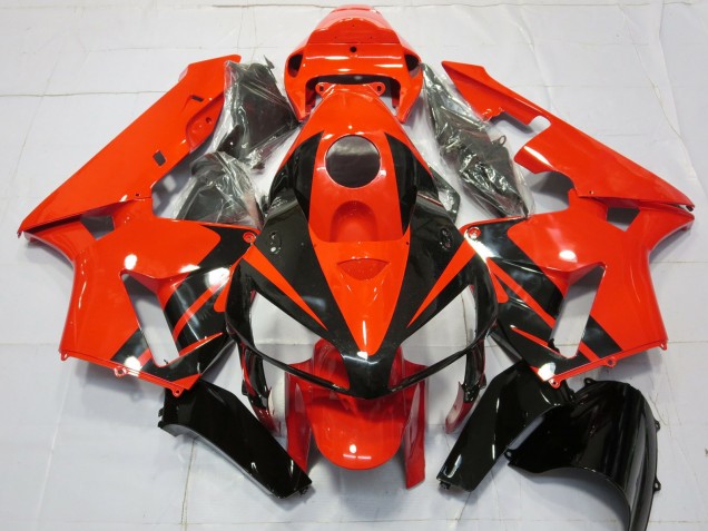 Discount 2005-2006 Red Black Stripe Honda CBR600RR Motorcycle Fairings Canada