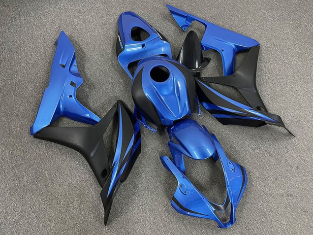 Discount 2007-2008 Blue Matte Black OEM Style Honda CBR600RR Motorcycle Fairings Canada