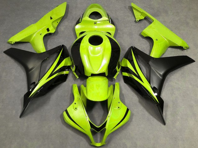 Discount 2007-2008 Neon Yellow Matte Black OEM Style Honda CBR600RR Motorcycle Fairings Canada