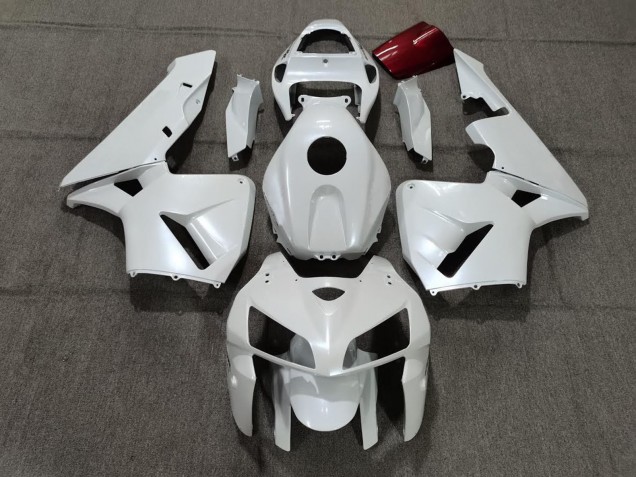 Discount 2005-2006 Pearl White Honda CBR600RR Motorcycle Fairings Canada
