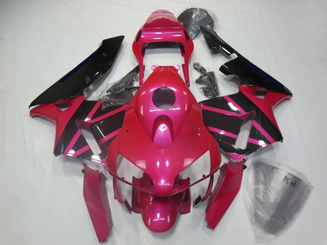 Discount 2003-2004 Pink Glossy Black Honda CBR600RR Motorcycle Fairings Canada