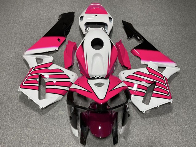 Discount 2005-2006 White Pink Wings Honda CBR600RR Motorcycle Fairings Canada