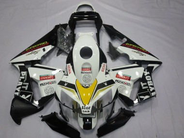 Discount 2003-2004 White Yellow Glossy Black Playboy Style Honda CBR600RR Motorcycle Fairings Canada