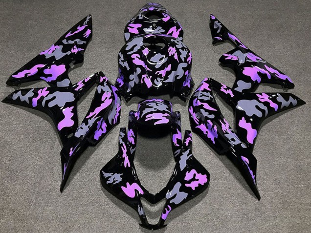 Discount 2007-2008 Purple Grey Camouflage Honda CBR600RR Motorcycle Fairings Canada