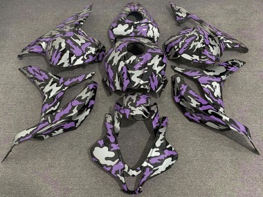 Discount 2009-2012 Purple Silver Camouflage Honda CBR600RR Motorcycle Fairings Canada