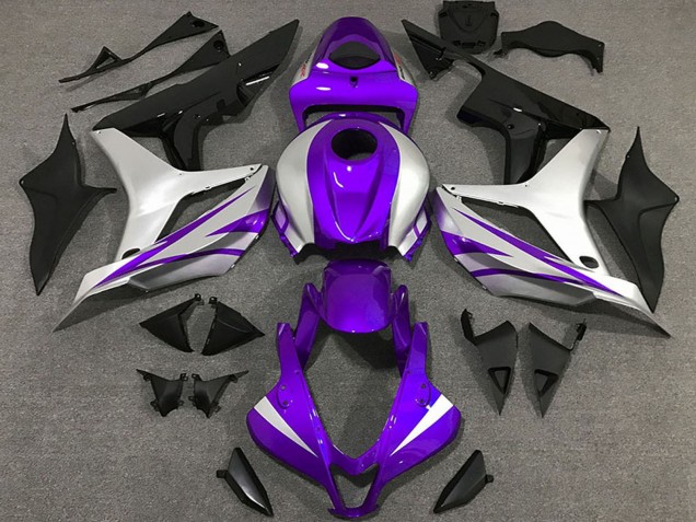 Discount 2007-2008 Silver Purple Glossy Black OEM Style Honda CBR600RR Motorcycle Fairings Canada