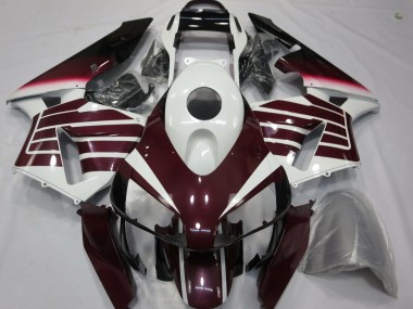 Discount 2003-2004 White Dark Purple Honda CBR600RR Motorcycle Fairings Canada