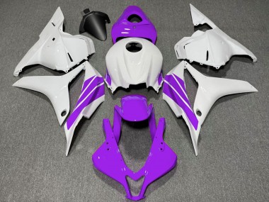 Discount 2009-2012 White Purple Stripe Honda CBR600RR Motorcycle Fairings Canada