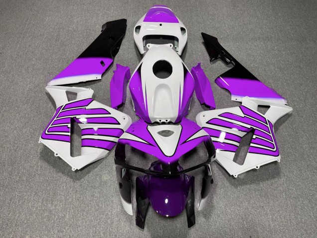 Discount 2005-2006 Purple and White Wings Honda CBR600RR Motorcycle Fairings Canada