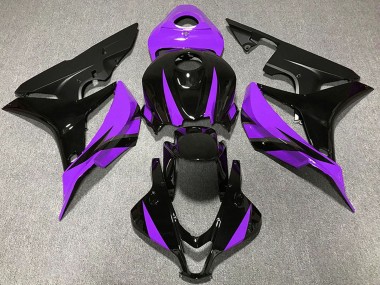 Discount 2007-2008 Purple Glossy Black Matte Black Honda CBR600RR Motorcycle Fairings Canada