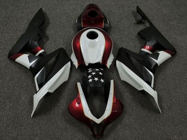 Discount 2009-2012 White Red Matte Black Star Honda CBR600RR Motorcycle Fairings Canada