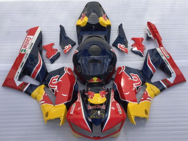 Discount 2013-2023 Dark Blue Yellow Red Bull Honda CBR600RR Motorcycle Fairings Canada