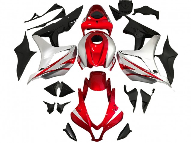 Discount 2007-2008 Silver Red Glossy Black OEM Style Honda CBR600RR Motorcycle Fairings Canada