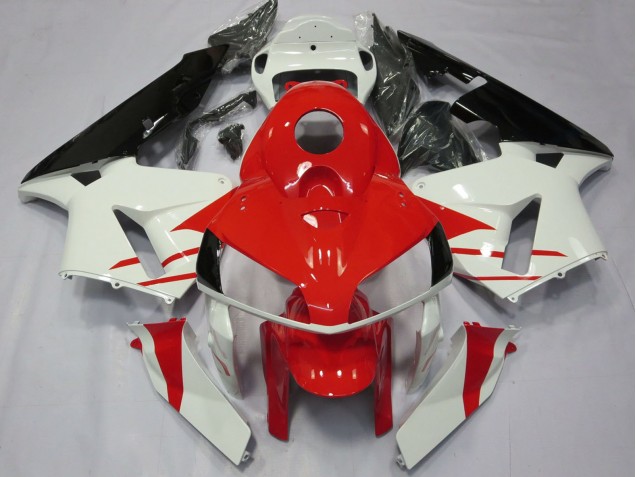 Discount 2005-2006 White Red Black Honda CBR600RR Motorcycle Fairings Canada