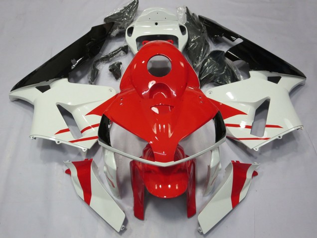 Discount 2005-2006 White Red Black Honda CBR600RR Motorcycle Fairings Canada