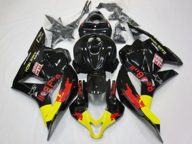 Discount 2009-2012 Glossy Black Yellow Red Bull Honda CBR600RR Motorcycle Fairings Canada
