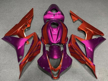 Discount 2007-2008 Violet Red Honda CBR600RR Motorcycle Fairings Canada