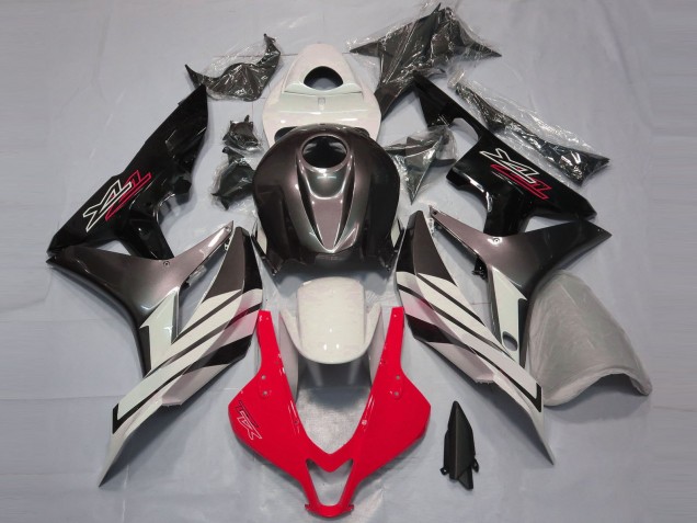 Discount 2007-2008 White Red Grey Glossy Black Honda CBR600RR Motorcycle Fairings Canada