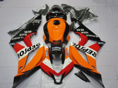 Discount 2007-2008 Orange White Red Glossy Black Repsol Honda CBR600RR Motorcycle Fairing Canada