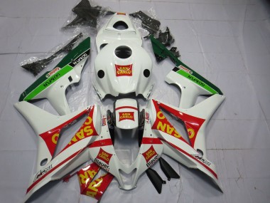 Discount 2007-2008 White Red Green Yellow San Carlo Honda CBR600RR Motorcycle Fairings Canada