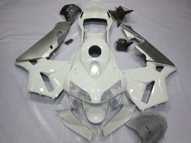 Discount 2003-2004 Silver White Honda CBR600RR Motorcycle Fairings Canada