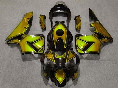 Discount 2003-2004 Gold Glossy Black Honda CBR600RR Motorcycle Fairings Canada