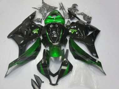 Discount 2009-2012 Green Glossy Black Honda CBR600RR Motorcycle Fairings Canada