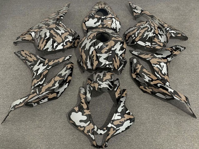 Discount 2009-2012 Tan Silver Camouflage Honda CBR600RR Motorcycle Fairings Canada