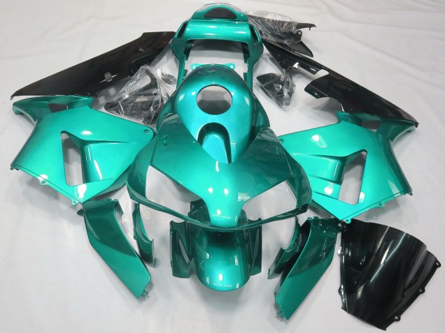 Discount 2003-2004 Teal Blue Glossy Black Honda CBR600RR Motorcycle Fairings Canada