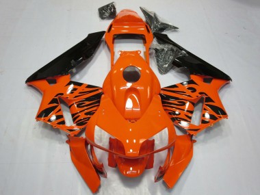 Discount 2003-2004 Orange Glossy Black Tribal Honda CBR600RR Motorcycle Fairings Canada