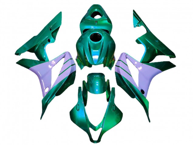 Discount 2007-2008 Turquoise Green Milky Purple Honda CBR600RR Motorcycle Fairings Canada