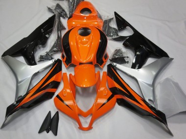 Discount 2007-2008 Silver Orange Glossy Black OEM Style Honda CBR600RR Motorcycle Fairings Canada
