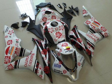 Discount 2007-2008 White Red Black Nastro Azzurro Honda CBR600RR Motorcycle Fairings Canada