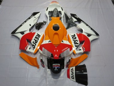 Discount 2003-2004 Orange White Red Glossy Black Repsol Honda CBR600RR Motorcycle Fairings Canada