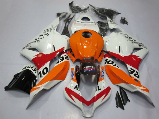 Discount 2009-2012 Orange White Red Glossy Black Repsol Honda CBR600RR Motorcycle Fairings Canada