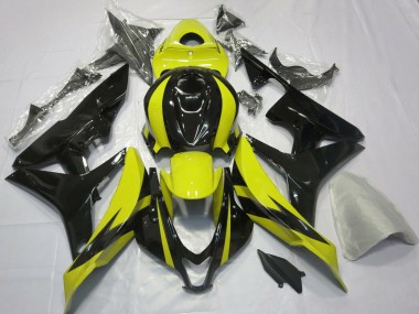 Discount 2007-2008 Yellow Glossy Black OEM Style Honda CBR600RR Motorcycle Fairings Canada