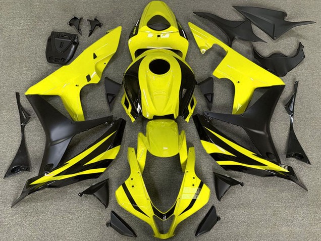 Discount 2007-2008 Yellow Matte Black OEM Style Honda CBR600RR Motorcycle Fairings Canada