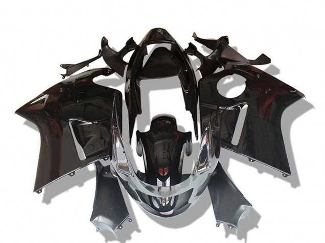 Discount 1996-2007 Glossy Black Grey Honda CBR1100XX Motorcycle Fairings Canada