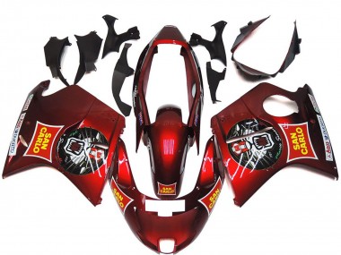Discount 1996-2007 Red Yellow San Carlo Honda CBR1100XX Motorcycle Fairings Canada