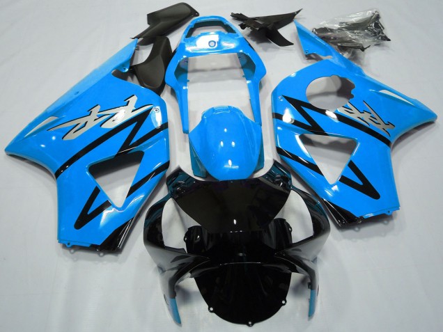 Discount 2002-2003 Light Blue Glossy Black CBR Style Honda CBR954RR Motorcycle Fairings Canada