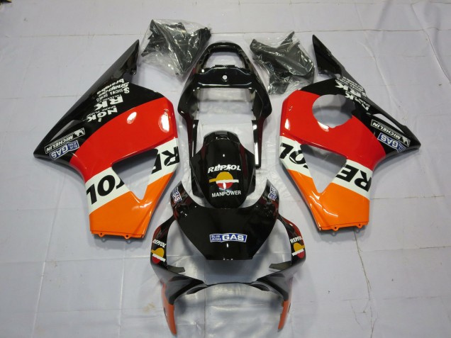 Discount 2002-2003 Orange White Red Black Repsol Honda CBR954RR Motorcycle Fairings Canada