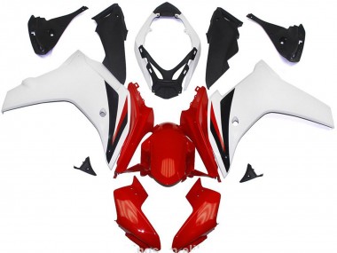Discount 2011-2012 White Red Glossy Black Honda CBR600F Abs Motorcycle Fairings Canada